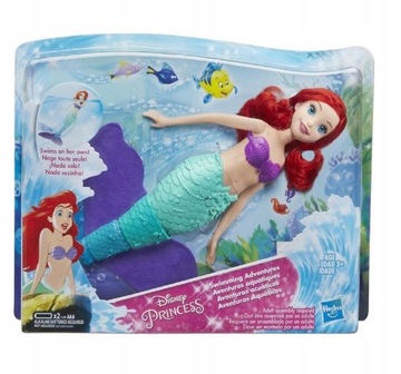 DISNEY pływająca LALKA ARIELKA E0051 mała syrenka