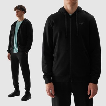 СВИТШОТ МУЖСКОЙ 4F, СПОРТИВНАЯ СВИТШОТ С КАПЮШОНОМ SS24 TSWSM0951