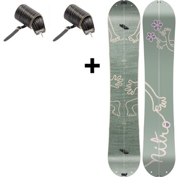 DAMSKI splitboard NITRO Volta 2023 + foki 145