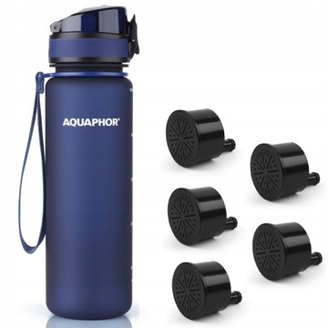 Butelka Aquaphor City 500 ml 5 wkłady filtrujące
