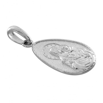 БОЛЬШАЯ СЕРЕБРЯНАЯ МЕДАЛЬ С БОЖЬЕЙ МАТЕРЬЮ И МЛАДЕНЦЕМ