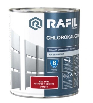 Rafil chlorokauczuk Czerwony Ognisty