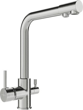 MEXEN DUERO BATERIA KUCHENNA DWUGŁOWICOWA INOX