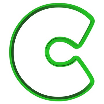 Foremka Wykrawacz Edukacyjna Literka Litera C 8cm