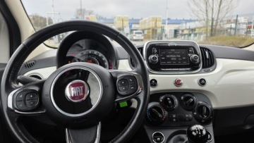 Fiat 500 II Seria 4 1.2 69KM 2016 Fiat 500 ledy super stan zarejestrowany biała, zdjęcie 10
