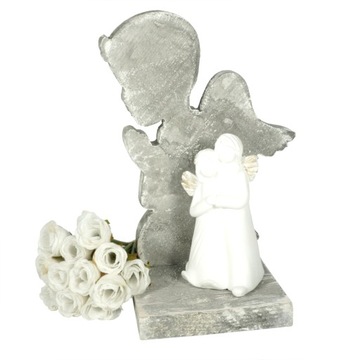 Деревянное украшение статуэтки для памятника ангелу, 41 см.