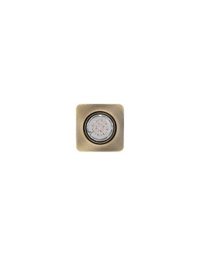 Oprawa wpuszczana OCZKA 1xGU10-LED/5W BRĄZ PATYNA
