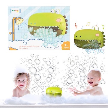 ПЕННАЯ МАШИНА ДЛЯ ВАННЫ BUBBLE DINOSAUR В ИГРЕ ВАННА