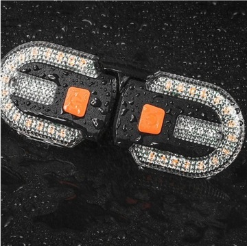 Oświetlenie rowerowe światła tylne 1 lm USB