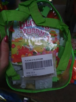 KLOCKI KONSTRUKTOR Plecak dla dziecka FUNNY