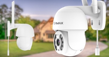 НАБОР из 2 наружных IP-камер WiFi FULLHD 2 МП БЕЛЫЙ Overmax