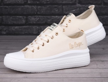 Buty, trampki damskie Lee Cooper Beige LCW-24-44-2464