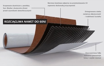Taśma opierzeniowa Creaton Crepform Plus Czarna 5mb