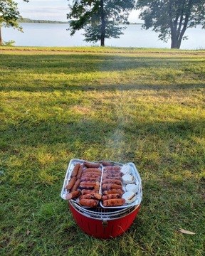 БЕЗДЫМНЫЙ УГОЛЬНЫЙ ГРИЛЬ LOTUSGRILL ПОРТАТИВНЫЙ СОВРЕМЕННЫЙ СТАНДАРТ ПЛЮС СУМКА