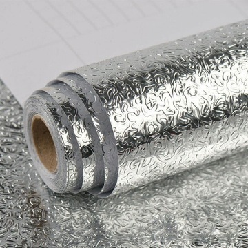 Фольга алюминиевая самоклеящаяся 61х300.