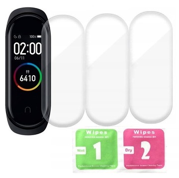 3szt. FOLIA OCHRONNA HYDROŻELOWA XIAOMI MI BAND 4