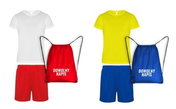 ФУТБОЛКА, ШОРТЫ, КОМПЛЕКТ СУМКИ, надпись PE OUTFIT!