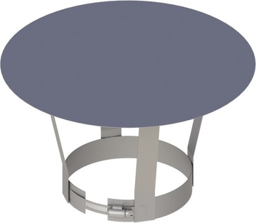 Daszek Parasol fi 130 nierdzewny drewno pellet