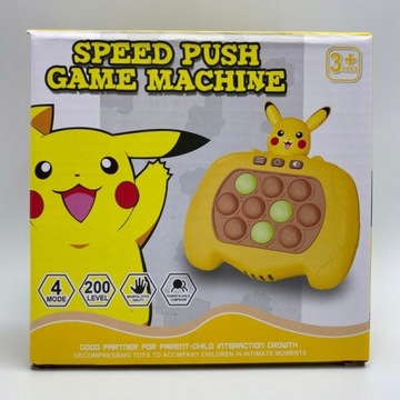 POP IT POPIT PIKACHU GAME ЭЛЕКТРИЧЕСКАЯ АРКАДНАЯ ИГРА + 3 БЕСПЛАТНЫЕ БАТАРЕИ