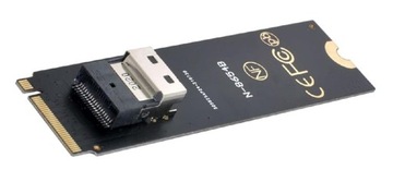 Adapter przejściówka M.2 NVMe PCIe do SFF-8654 SFF8654 konwerter dysk U.2