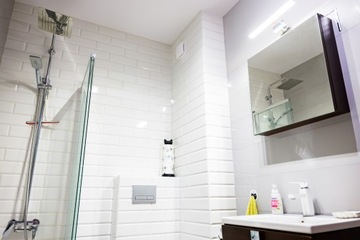 Вентилятор для ванной комнаты бытовой настенный, БЕЛЫЙ, тихий, 100