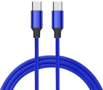 Kabel USB typ C - typ C blue 2A 1,5m VA0037 Vayox