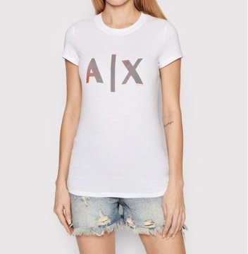 Armani Exchange t-shirt 3LYTAG YJC7Z 1000 biały M