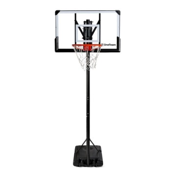 Kosz do koszykówki OneTeam BH05 czarny 230-305 cm REGULACJA WYSOKOŚCI