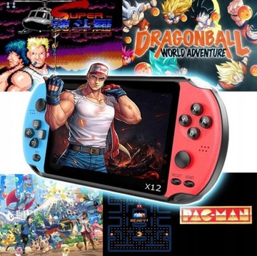 ПОРТАТИВНАЯ КОНСОЛЬ X12 ДЛЯ ИГР В 1000+ РЕТРО-ИГР, 8 ГБ