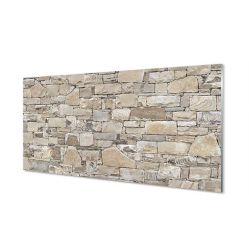 Szklany panel kuchenny Kamień mur ściana 140x70 cm