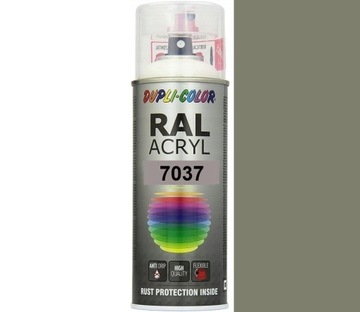 MOTIP RAL ACRYL 7037 POŁYSK DUPLI-COLOR FARBA AKRYL SPRAY 400 ML