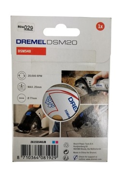 B2 DREMEL DSM20 diamentowa tarcza tnąca do płytek