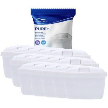 15 x Aqualogis filtr do filtrační konvice Brita, náplně do Aquaphor Philips