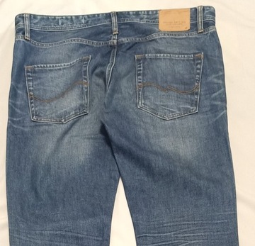 jeansy spodnie męskie JACK&JONES 36/36 ERIK ANTI FIT wymiary podanew opisie