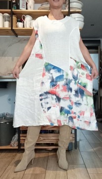 OBESSION ITALY LEN OVERSIZED Dress 44/46