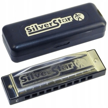 HOHNER HU009K SILVER STAR C-DUR - HARMONIJKA