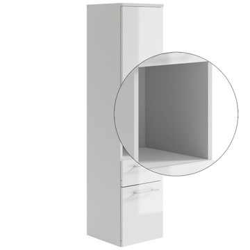 Meble do łazienki biały połysk Rita