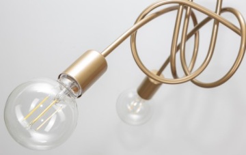 СОВРЕМЕННЫЙ ПОТОЛОЧНЫЙ СВЕТИЛЬНИК, ПОТОЛОЧНЫЙ СВЕТИЛЬНИК, СВЕТОДИОДНАЯ ЛЮСТРА GOLD LOFT