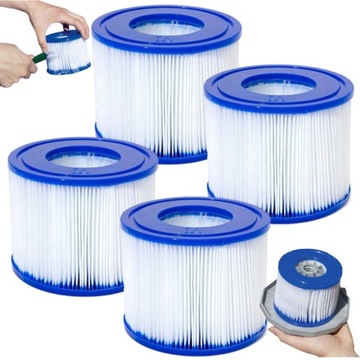 4x Filtr do pompy basenu JACUZZI LAY Z SPA Bestway 60311 typ VI Lay-Z-SPA