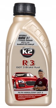 R3/DOT 3 0,5 PŁYN HAMULCOWY R3/DOT3 Z CERTYFIKATEM