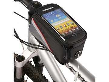 TORBA ROWEROWA UCHWYT NA TELEFON POKROWIEC SAKWA