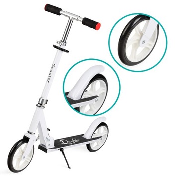 СКЛАДНОЙ СКУТЕР БОЛЬШОЙ РЕГУЛИРУЕМЫЙ РУЛЬ 100 КГ