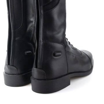 БОТИНКИ ЖЕНСКИЕ ДЛЯ ВЕРХОВОЙ ЕЗДЫ HKM ЧЕРНЫЕ 42