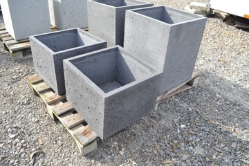 Donica betonowa 40x40x30cm grafit