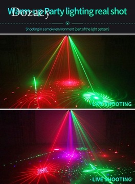 8 глаз сценический лазерный свет Dmx освещение