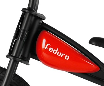 Qplay Balance Bike Feduro Красный мотоцикл с 12-дюймовыми резиновыми колесами