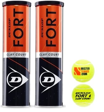 Теннисный мяч Dunlop FORT CLAY COURT 4 шт.