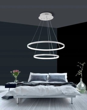 ПОДВЕСНОЙ СВЕТИЛЬНИК, КОЛЬЦЕВАЯ ЛЮСТРА, САМОЛЕТ, ДИСТАНЦИОННОЕ УПРАВЛЕНИЕ, LED 40-60
