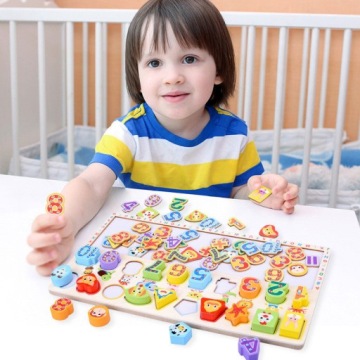 МАГНИТНАЯ ОБРАЗОВАТЕЛЬНАЯ ДЕРЕВЯННАЯ СОРТИРОВКА