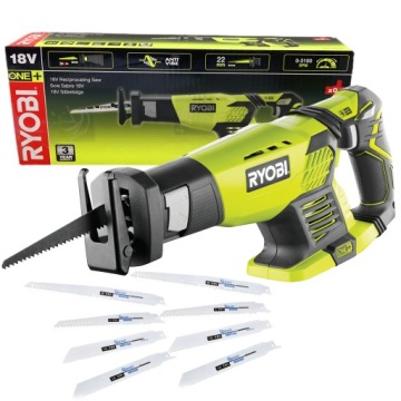 RYOBI FOX 18V АККУМУЛЯТОРНАЯ САБЕЛЬНАЯ ПИЛА +10 ПИЛЬНЫХ ПОЛОТЕН RRS1801M